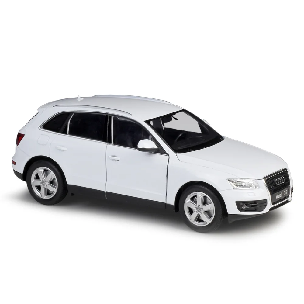 Белый WELLY 1:24 Audi Q5 SUV спортивный автомобиль моделирование сплав модель автомобиля ремесла Коллекция игрушек инструменты подарок - Цвет: Белый