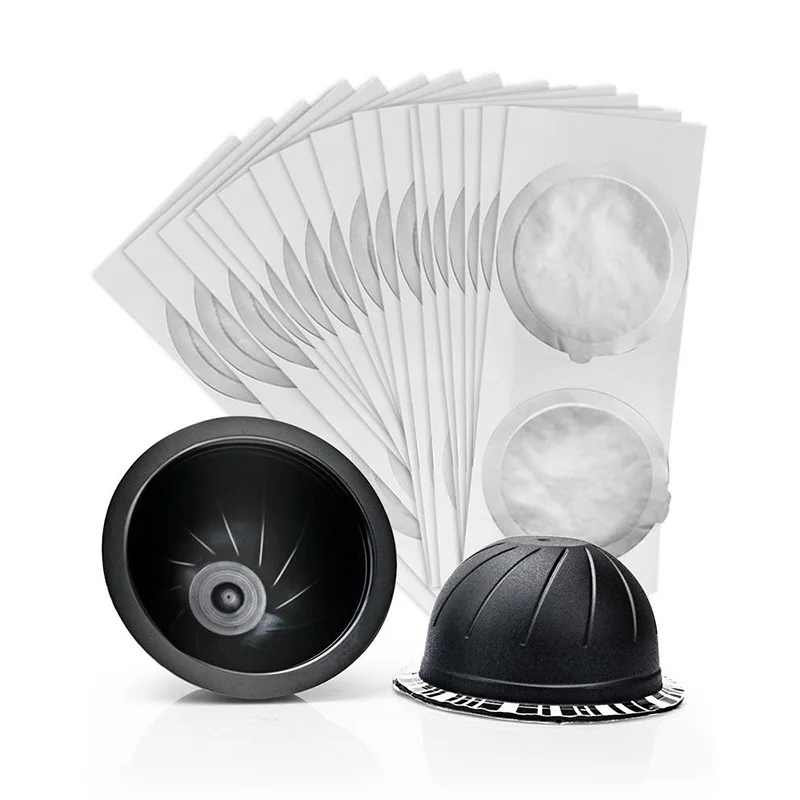 Многоразовые крышки из алюминиевой фольги для кофейных капсул Nespresso Vertuo 37