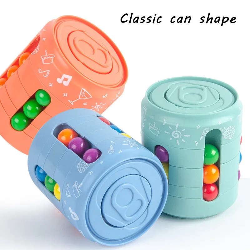 Волшебный куб верх Спиннер топ снимает стресс антистресс игрушечные бобы для