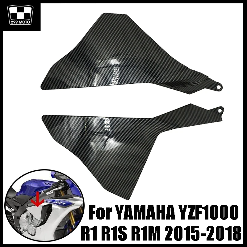 

For YAMAHA YZF1000 YZF 1000 R1 R1S R1M 2015 2016 2017 2018 Motorcycle Parts Carbon Fiber ABS Upper Side Cover Cowl Panel Fairing