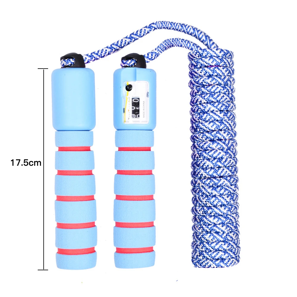 Скакалка со счетчиком Регулируемая для фитнеса скоростной подсчет детей и