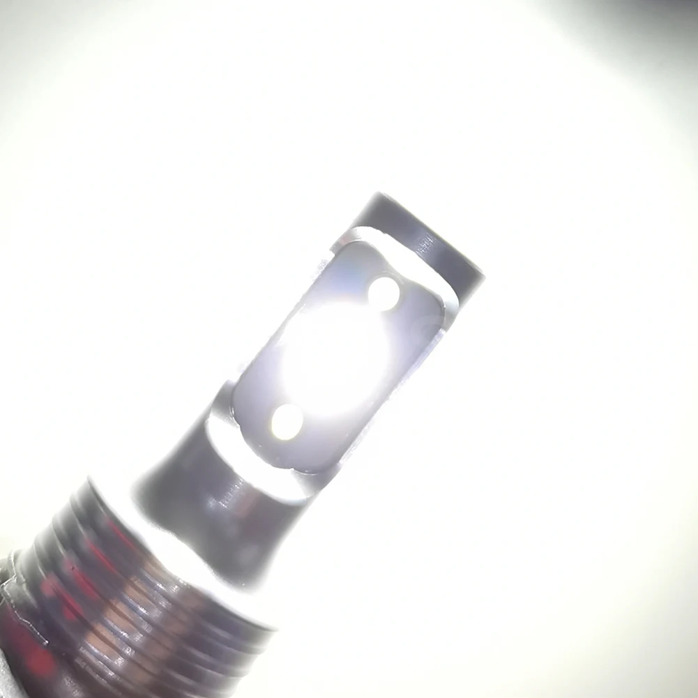 

RUIANDSION 2 шт. H11B H8B CSP 1600Lm Противотуманные фары Дневные Фары Светильник автотранспортных средств DRL светодиодный лампы, алюминиевая крышка, 10В-30 в, 12 В, 24 В постоянного тока для KIA Ford Hyundai Elantra 6000K