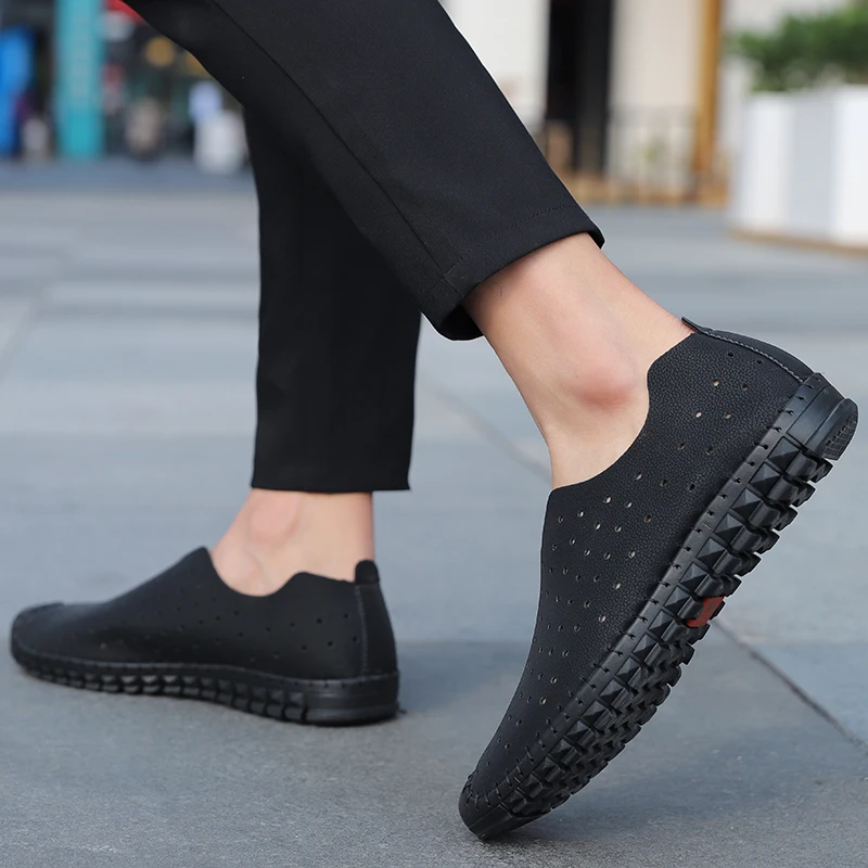 

Men's Casual Shoes PU Leather Casual Shoes Men Business Mens Shoe Soft Non-slip Wear-resistant Man Loafers Mocasines Para Hombre