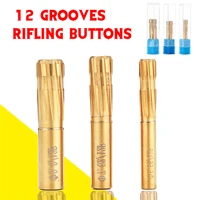 12 grooves flutes reamer 5 56 9cm push rifling button chamber milling cutter reamer precision double layer blade machine tool