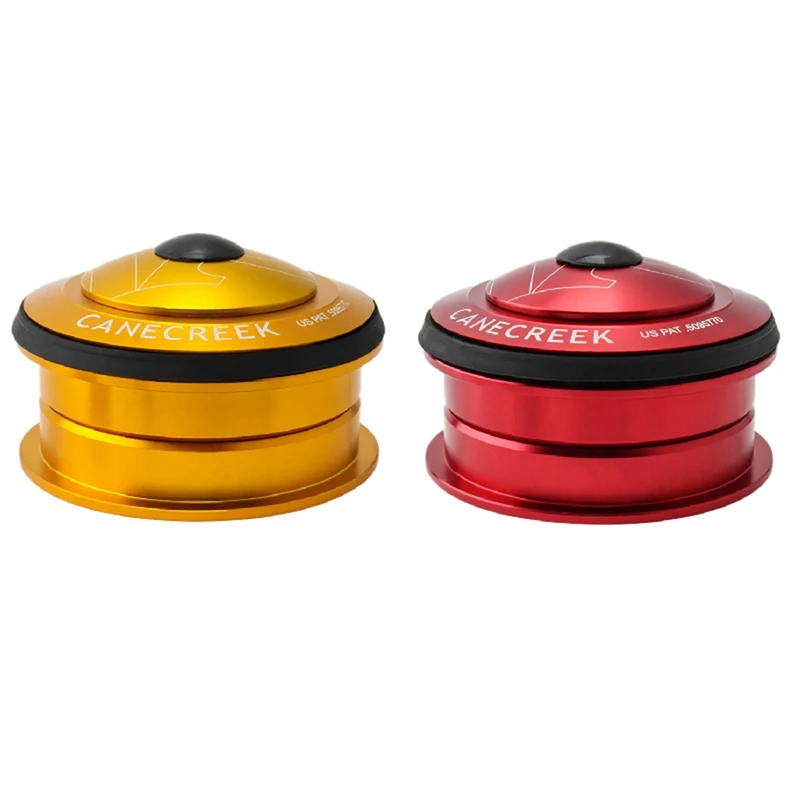 

2X MUQZI велосипедная гарнитура 44 мм гарнитура алюминиевая велосипедная головка Peilin подшипник гарнитура для MTB золото и красный