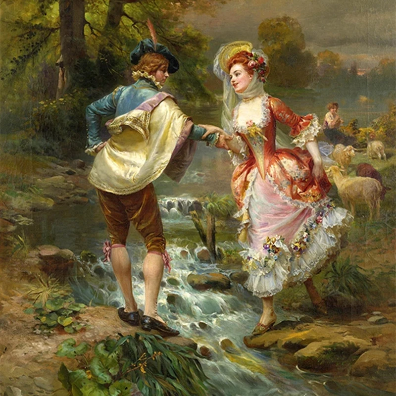 Фото на заказ классический европейский стиль ручная роспись картина маслом