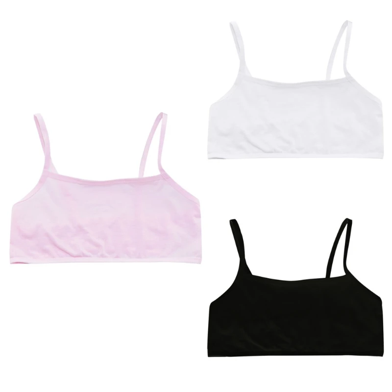 Хлопковое нижнее белье для девочек подростков студенческий бюстгальтер