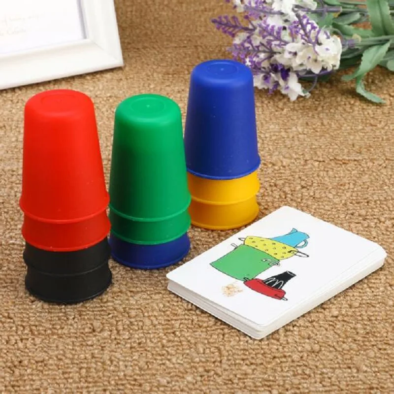 for 2 players Смешные Классические карточные игры скоростные чашки, карточные игры Семейные и детские настольные игры домашние игры с английскими инструкциями - Цвет: for 2 players
