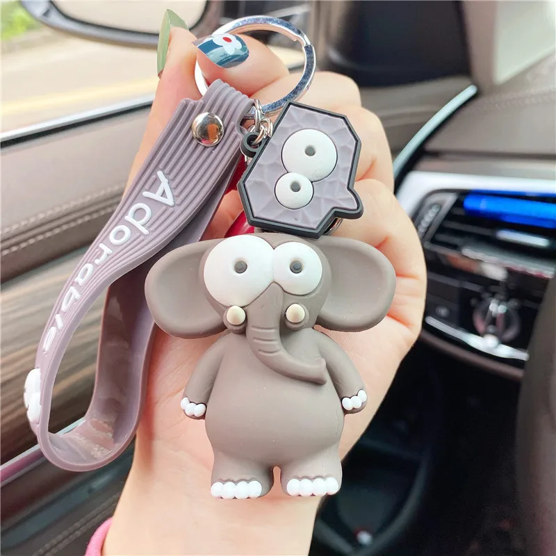 Новинка 2021 мультяшный милый брелок для ключей в виде маленькой обезьянки мужчин