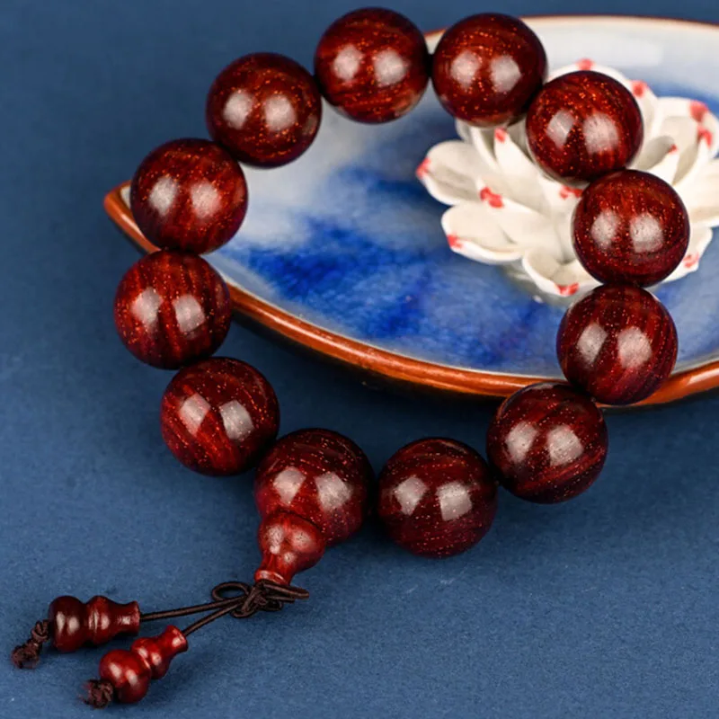 Высокое качество 20 мм Аутентичные Индии из натурального красного сандалового