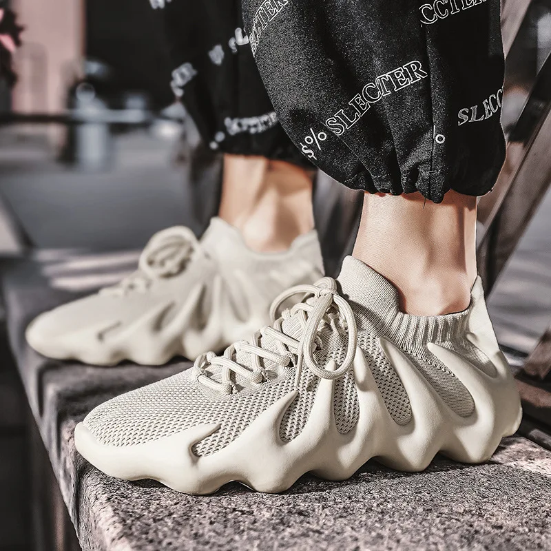 

Original Xiaomi Mijia Sneakers 5 Men's Outdoor Sports Uni-moulding 5D Fishbone Lock System Knitting Upper Men Running Shoes