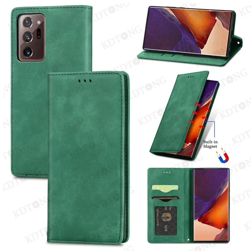 

Magnetic Luxury Retro Leather Case For Samsung Galaxy Note 20 10 9 J4 J6 Prime Plus Lite Ultra With Card Pocket Phone Cases