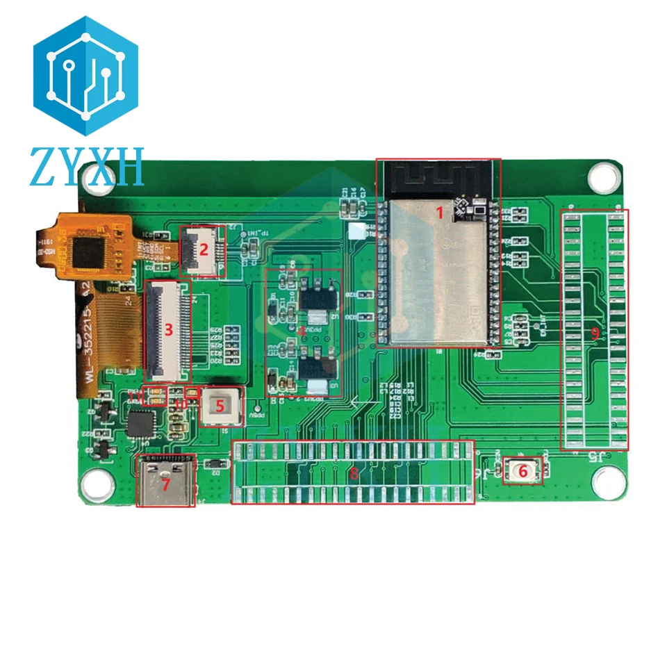 Детская плата WT32-SC01 ESP32 умная с 3 5 дюймовым RGB мультисенсорным ЖК-экраном
