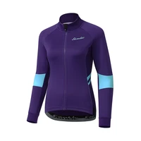 santic winter new windproof fleece warm cycling clothing womens jacket long sleeved plus velvet cycling clothe