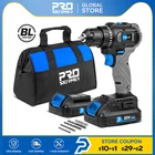 Профессиональная Беспроводная электрическая мини-дрель PROSTORMER, электродрель без щеток 20 в, 45 нм, электроинструмент, отвертка для ремонта, 5 шт. в упаковке