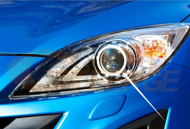 Для mazda 3 mazda3 BL Grand Touring MPS 2010 2011 2012 2013 отличные ультра яркие CCFL ангельские глазки Halo