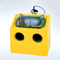 hot sale yellow color 220v sand blaster sandblasting machine dental lab sandblaster ghtool