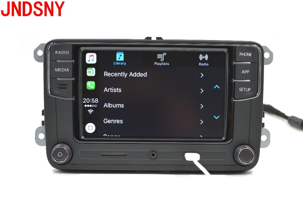 JNDSNY RCD330G CarPlay RCD330 Plus CarPlay Автомагнитола для VW Tiguan Golf 5 6 Jetta MK5 MK6 Passat Polo Touran 6RD 035 187B