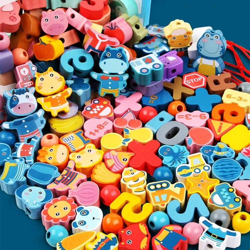 

26-136 шт., деревянные игрушки для детей