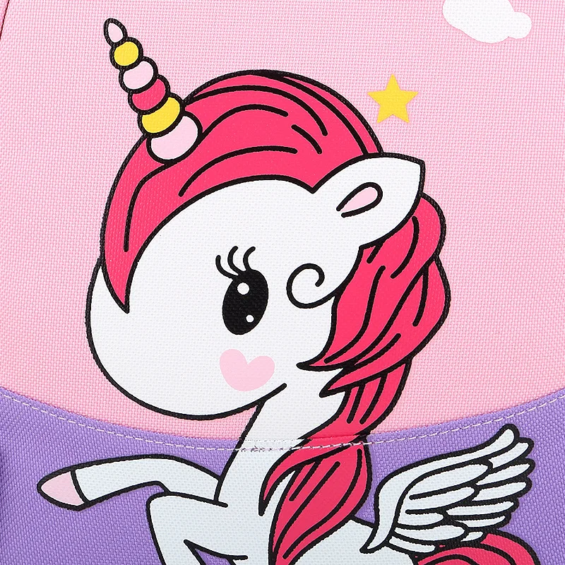 Girls Backpack Cartoon Unicorn Kids School Anime Backpack New Child School Bags for Teenage Waterproof Nylon Primary Girls Bags
