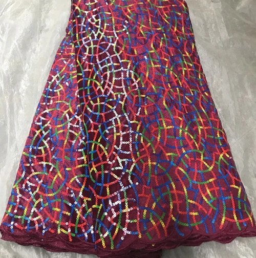 AMLM041 новейший дизайн французская бархатная кружевная ткань! Африканская ткань с