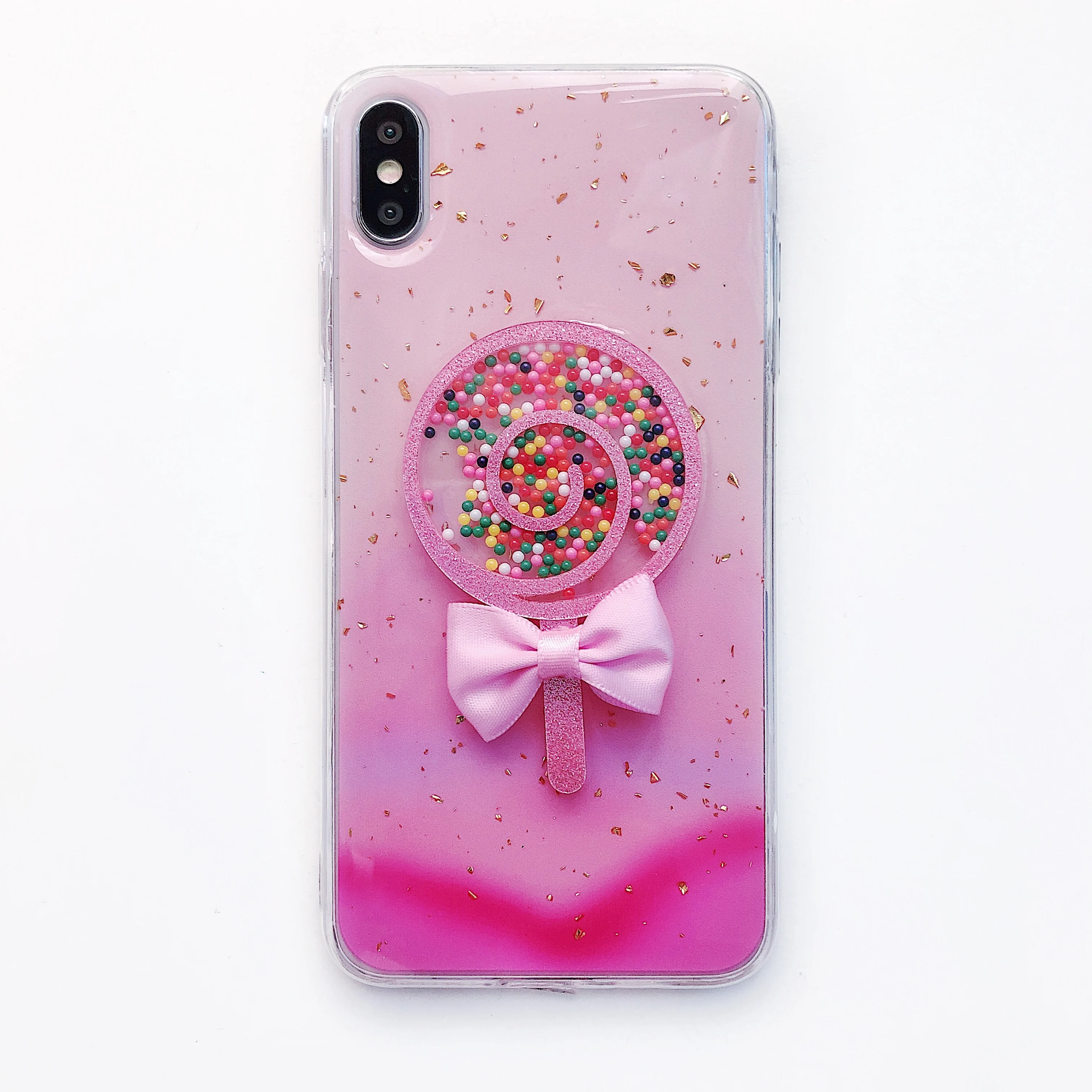 Розовый синий девушка леденец Apple X XS MAX четыре угла анти падение iPhone xr мобильный
