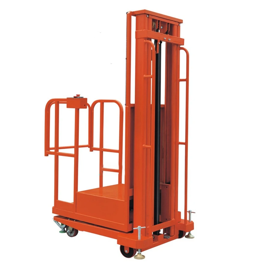 

Полуэлектрическая самоходная электрическая лестница для сбора фруктов