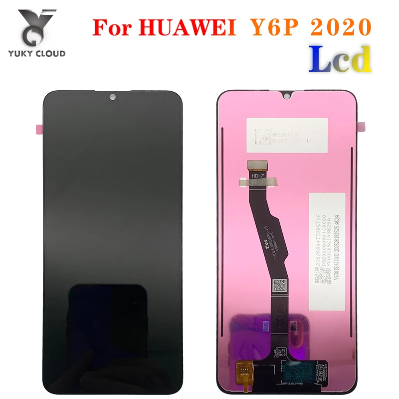 ЖК дисплей 6 3 дюйма для Huawei Y6 Prime 2020 Y6P Enjoy 10E Honor 9A экран с сенсорным экраном и