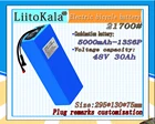 Литий-ионный аккумулятор LiitoKala 48 в 30 А  ч 21700 5000 мА  ч 13S6P, аккумулятор для электровелосипеда 48 в 30 А  ч