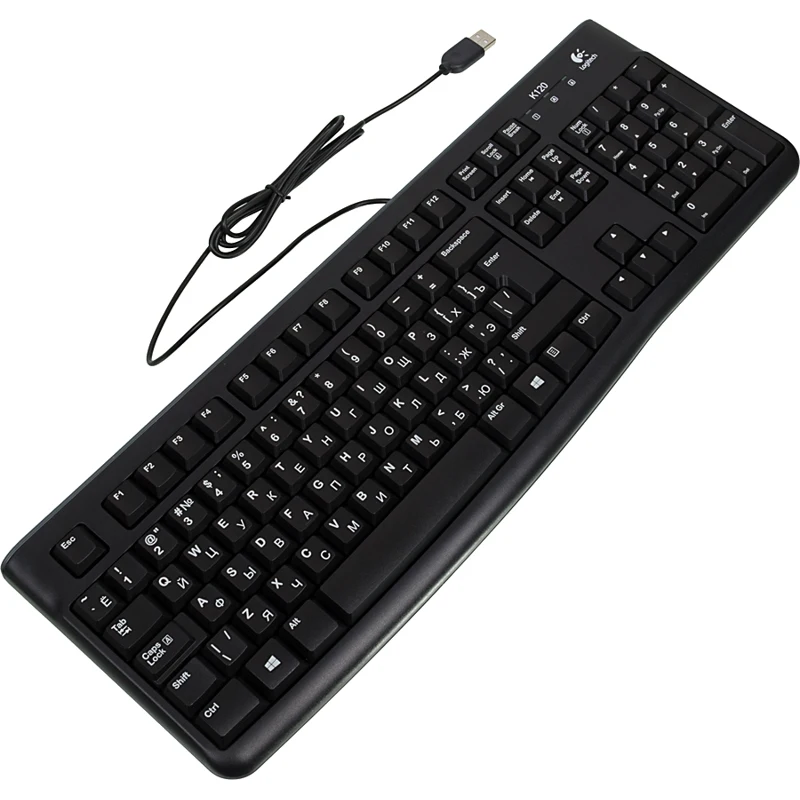 Клавиатура LOGITECH K120 EER черный | Компьютеры и офис