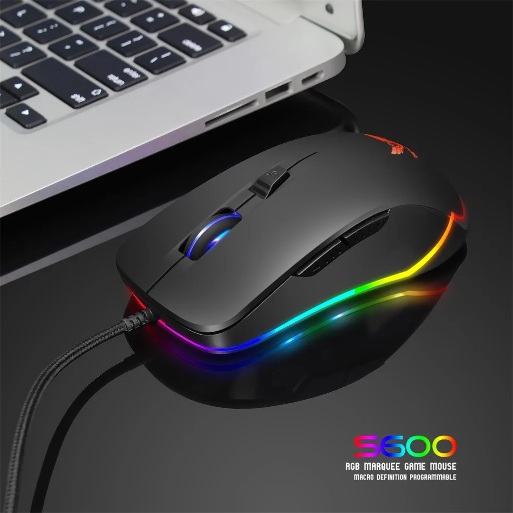 Лучшие продажи продуктов HXSJ V100+ S600 клавиатура мышь набор 35 клавиш мини USB Проводная клавиатура+ мышь в подарок поддержка дропшиппинг