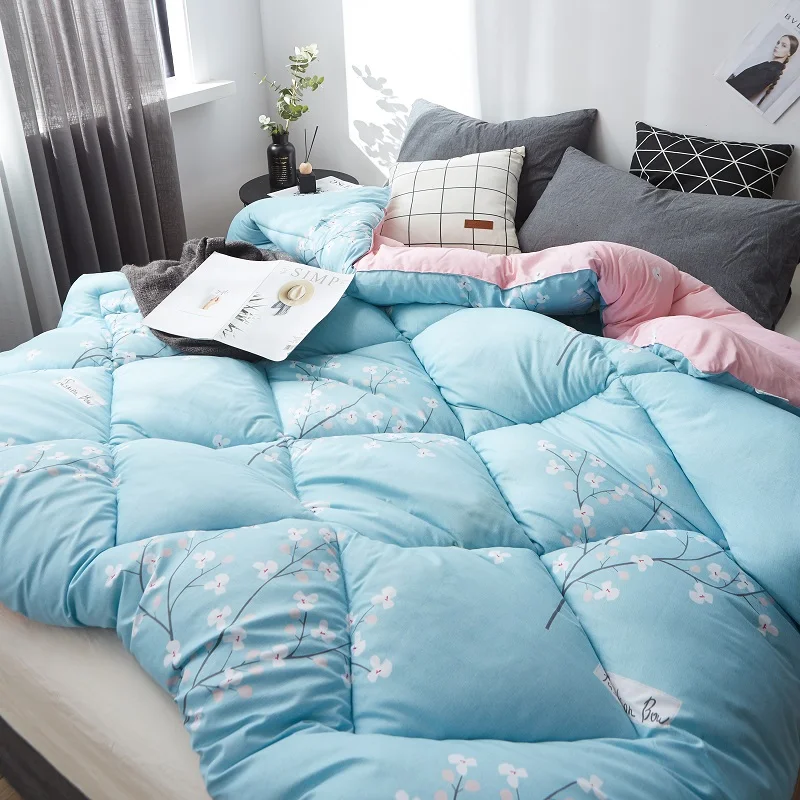

SF Queen Twin Size Bedding Cover Cartoon Style Down Comforter Summer Blanket Winter Quilt Multiple Styles Choose Duvet Insert