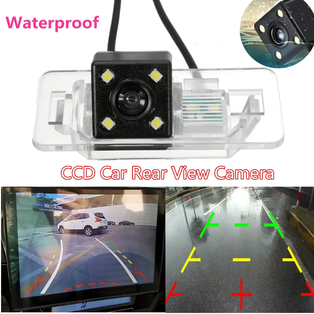 

New car CCD rear view parking reversing camera for BMW E39 E46 E53 Reverse Back Up Camera Night Vision 170 Degree
