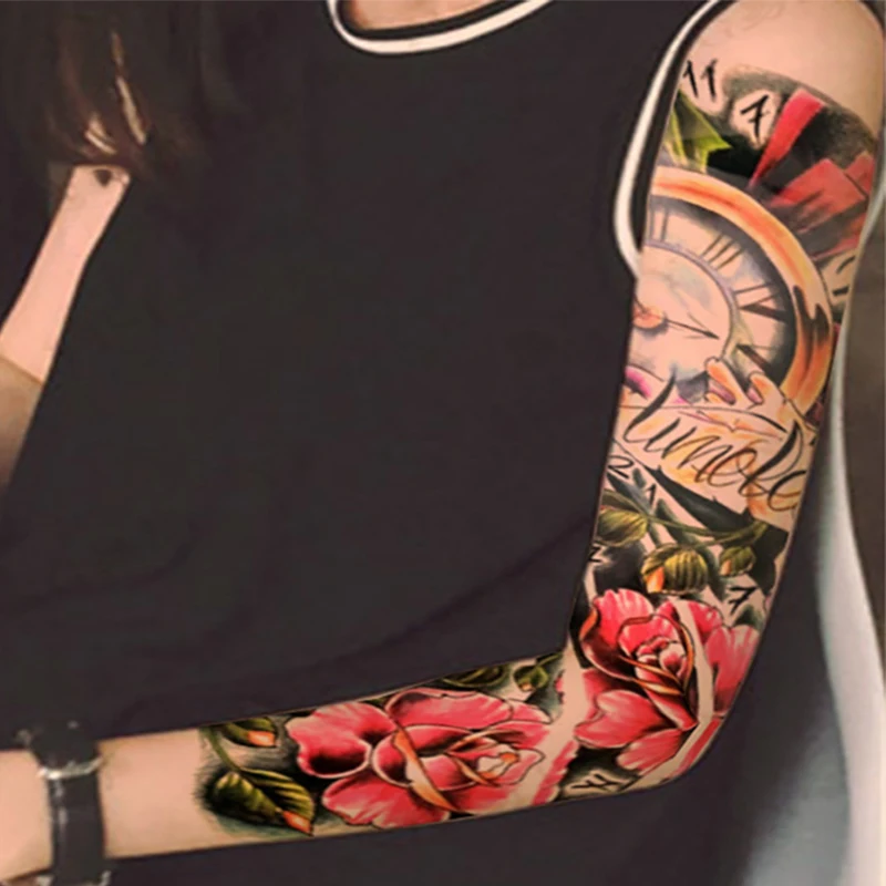 40 стилей водостойкая наклейка на всю руку Нетоксичная безопасная легко