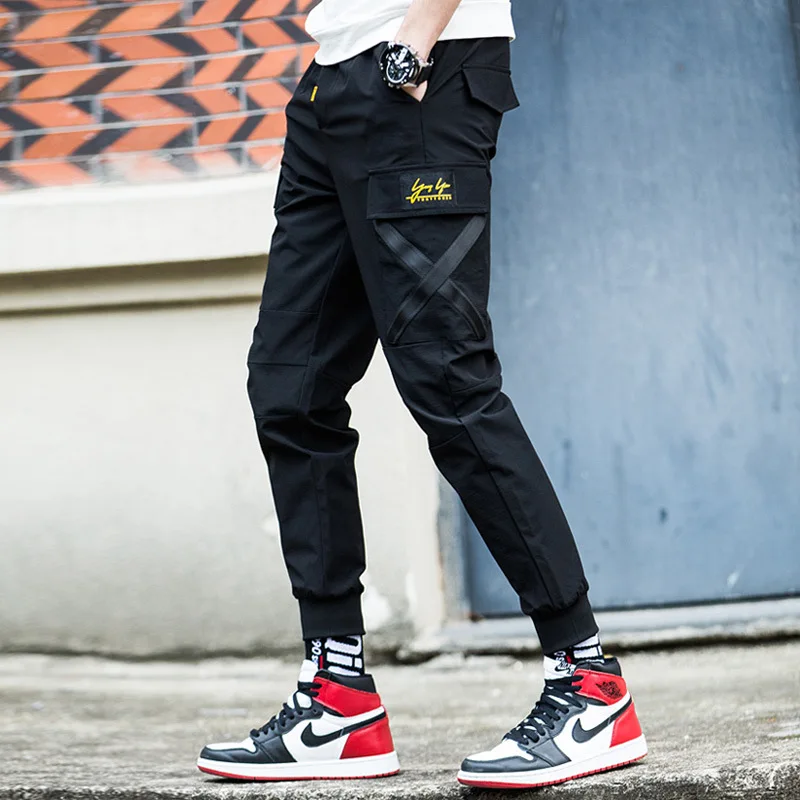 

2021 New Four Seasons Korean Slim Men's Fashion Casual Pants Comfortable Loose Large Size All-match Men's Casual Overalls