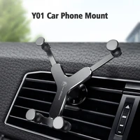 gravity car holder for phone air vent clip mount mobile cell stand smartphone gps support for iphone 13 12 xiaomi samsung