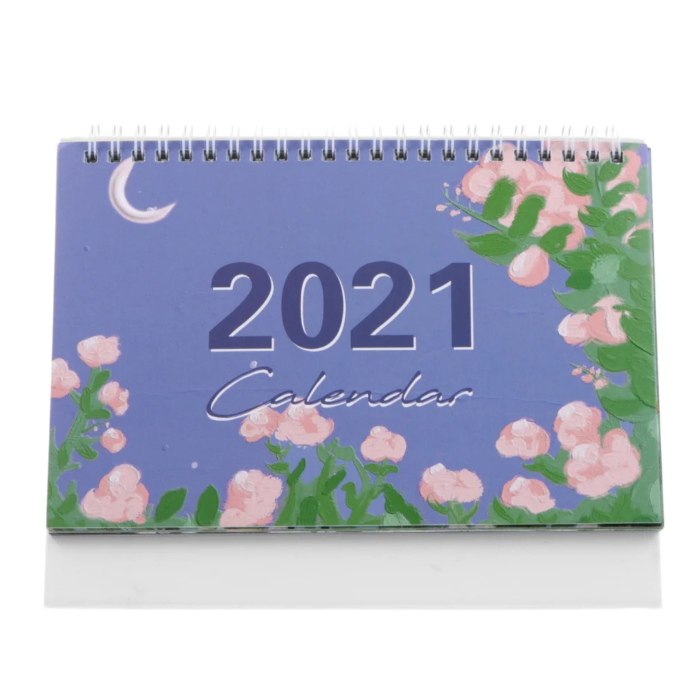 

1Pc Note-taking Calendar Tabletop Calendar Simple Desk Calendar 2021 Calendar