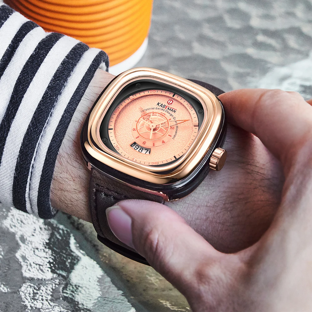 

Vintage Original Men Watch Top Brand Luxury Quartz Military Watches Life Waterproof Sport Brown Leather Wristwatch Men Clock