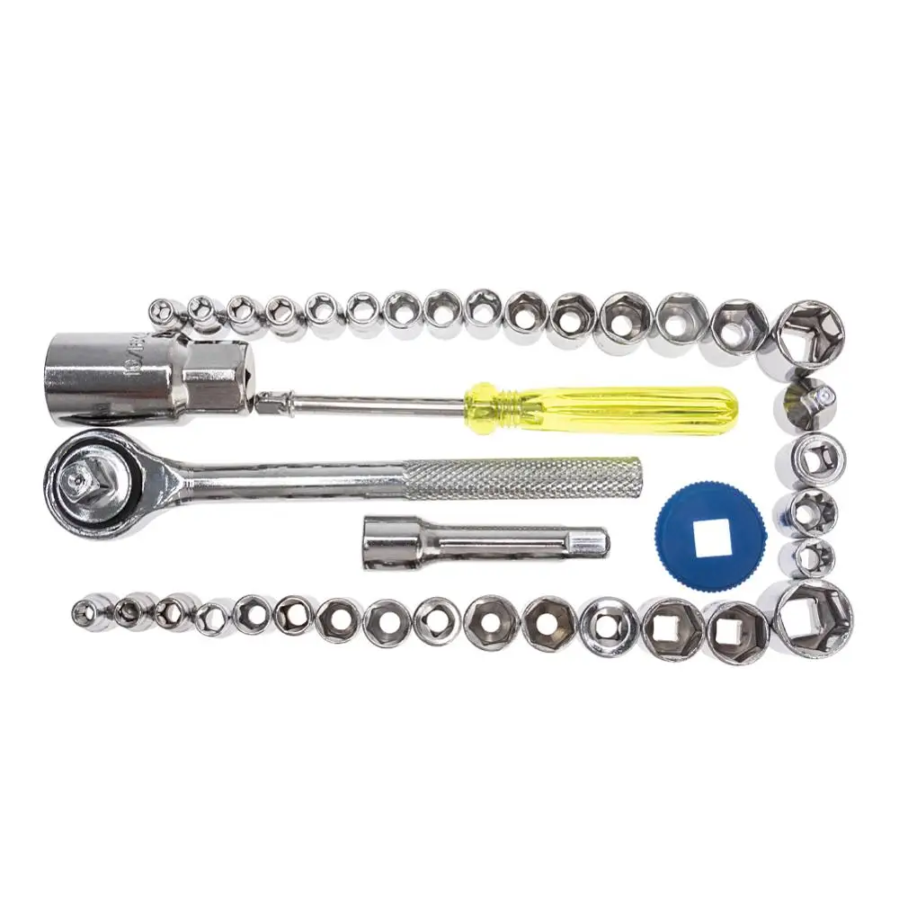 Для выведения токсинов 40 шт Ratchet &amp гнездо набор инструментов Метрическая 1/4