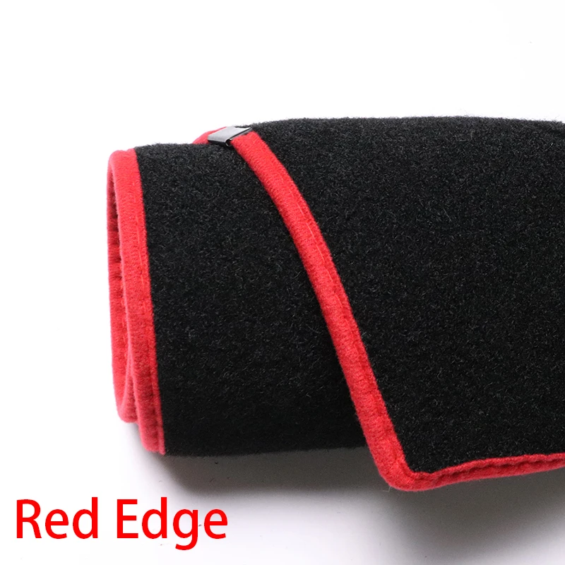 Red edge Для Renault Megane 3 III MK3 2008- Coupe CC GT крышка приборной панели солнцезащитный козырек нескользящий коврик аксессуары для интерьера - Название цвета: Red edge