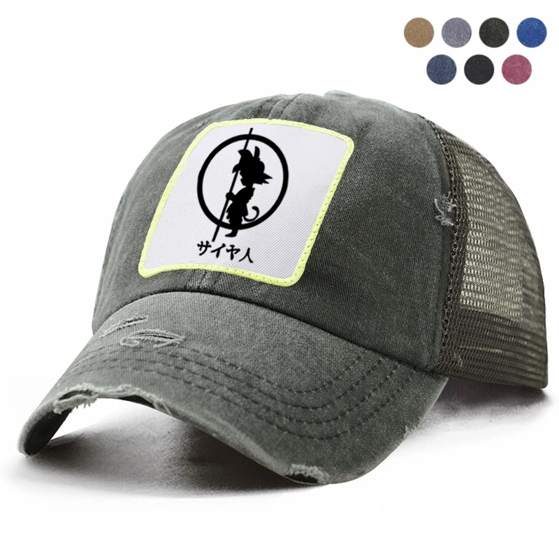 Модная кепка японского аниме Dragon Ball мужские бейсболки женская в стиле хип хоп