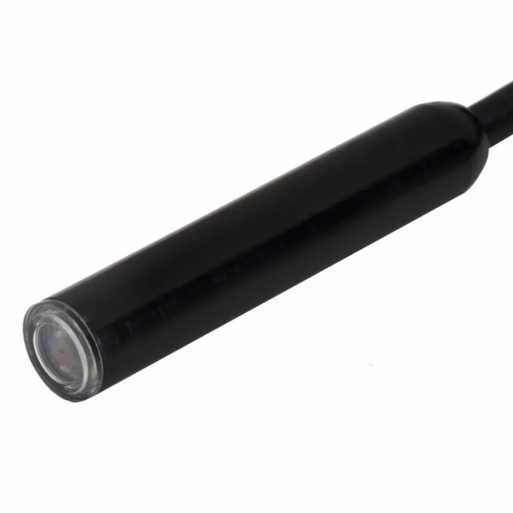 USB эндоскоп объектив 10 мм мини камера 7 м длина Cmos водонепроницаемый IP67 ПК бороскоп инспекционная змея видео камера ночное видение Windows