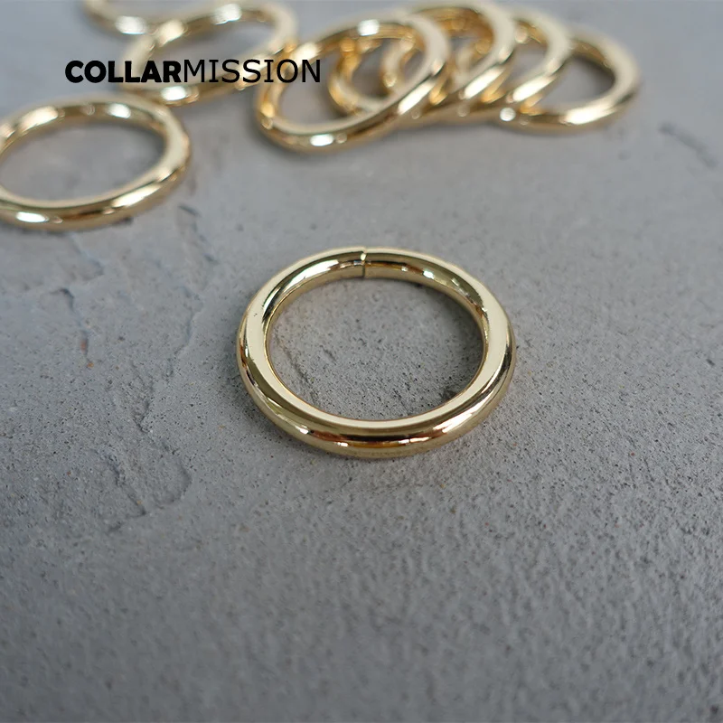 10 шт./лот металлические несварные золотые уплотнительные кольца 25 мм