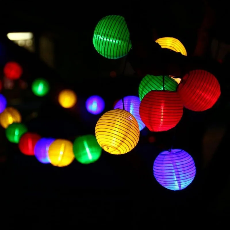10/20/30LED Фонари дорожные знаки на солнечных батареях (строка светильники Китайский