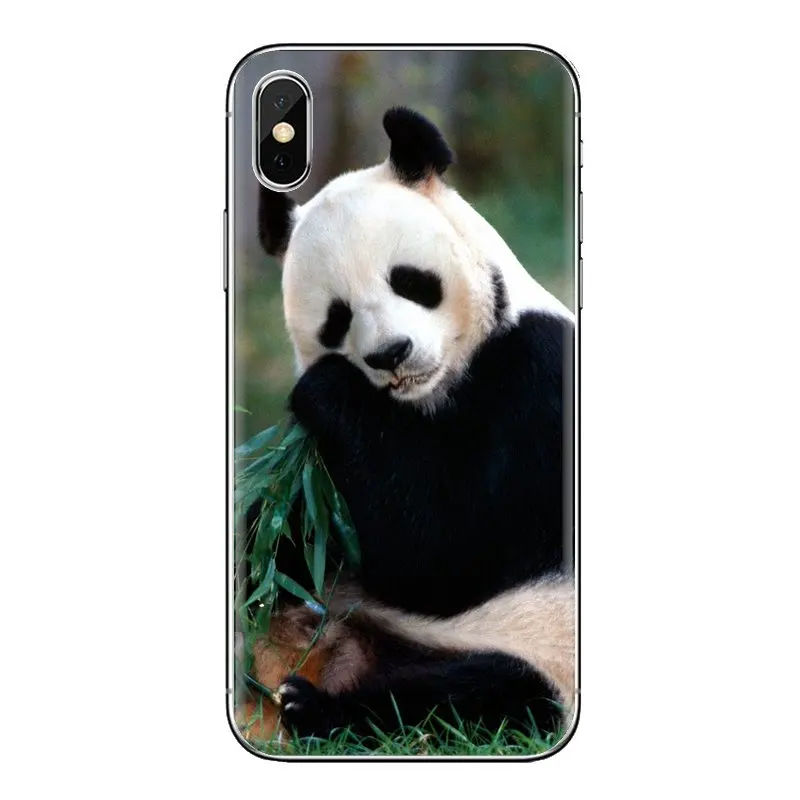 Милые азиатские Детские панда Медведь Китай для samsung Galaxy S3 S4 S5 Mini S6 S7 Edge S8 S9 S10 Plus Note