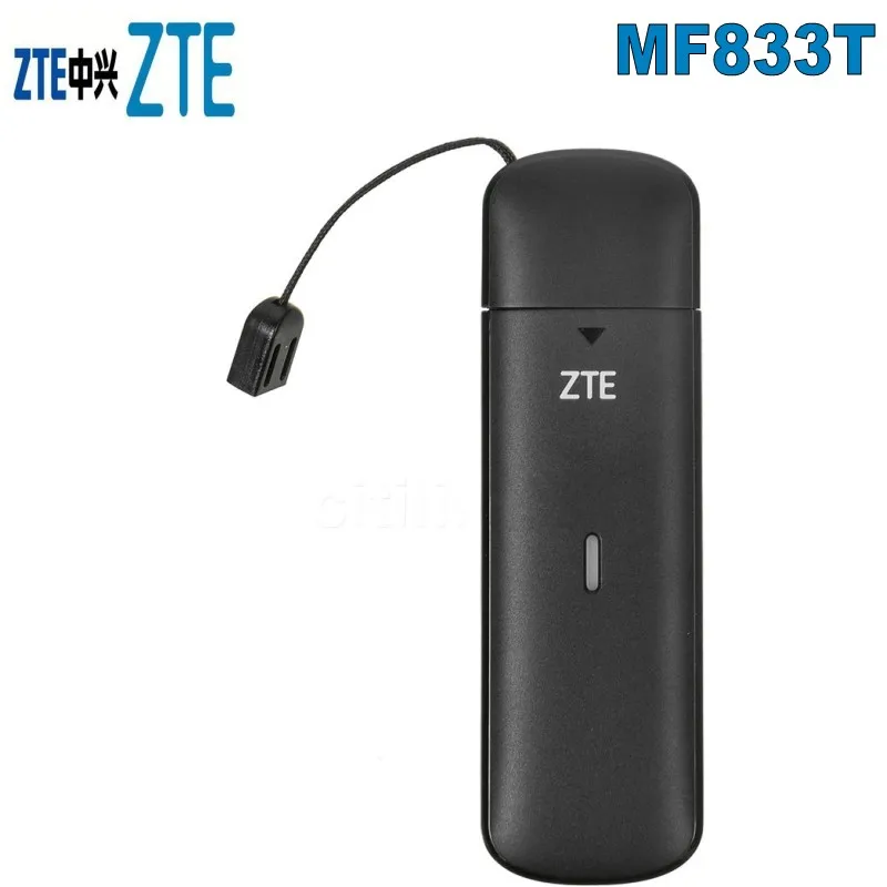 Разблокированный ZTE MF833T 4g USB модем 4G LTE-FDD B1/B2/B5/B4/B28/B7 MHz &amp LTE TDD: B40(B38 или B41) |