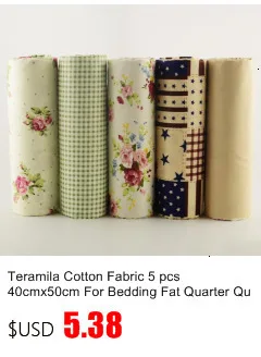 Teramila хлопок ткани метров 50x160 см животных мультфильм дизайн Telas DIY Лоскутная Ткань Ремесло Tissus Qulits Швейные простыни