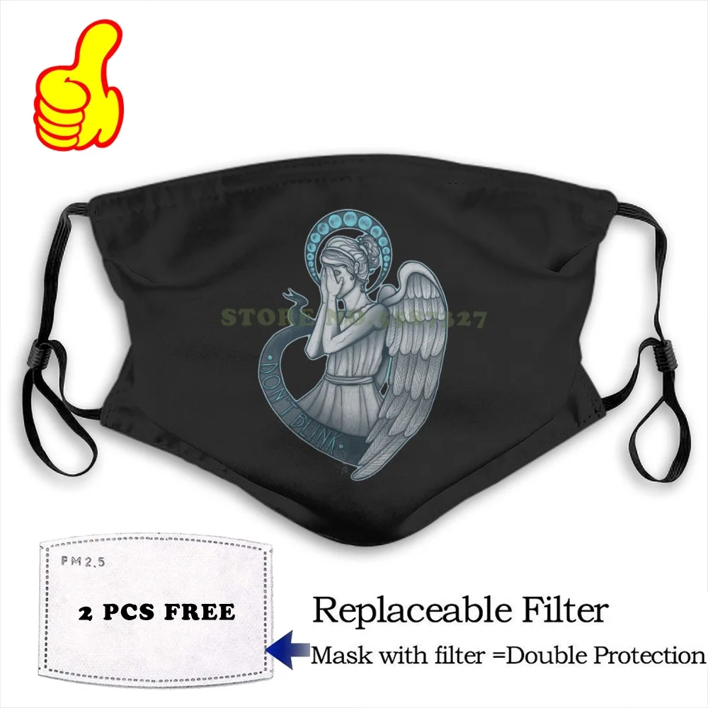 Маска для лица Peek a boo Angel Anti Dust с фильтром мужчин женщин детей девочек мальчиков