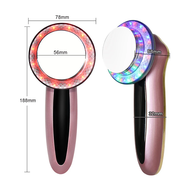 6 в 1 перезаряжаемый ультра-ультразвуковой фотонный антицеллюлитный массажер