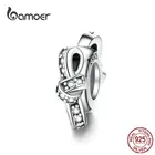 Розетка для браслета из серебра 925 пробы с прозрачным фианитом